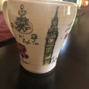 Anthropologie Linea Carta CITY mugs by Diva Pyari